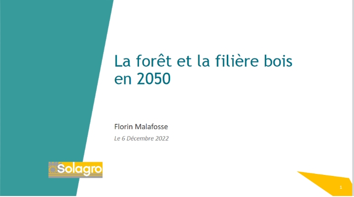 Featured image for “Présentation Solagro – Afterres 2050 – filière bois – Réunion du 21/03/23”